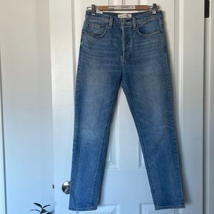 Denim Forum Yoko high rise slim denim jeans